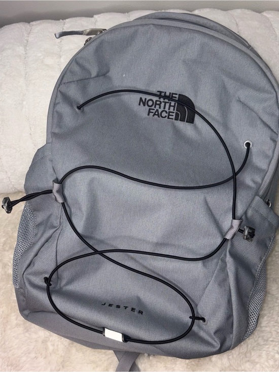 The North Face Handbags - The North Face Jester Backpack in light gray with black bungee